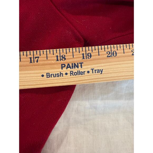 Anthropologie Tulle womens red wool blend button up collared pea coat Medium - Picture 9 of 10